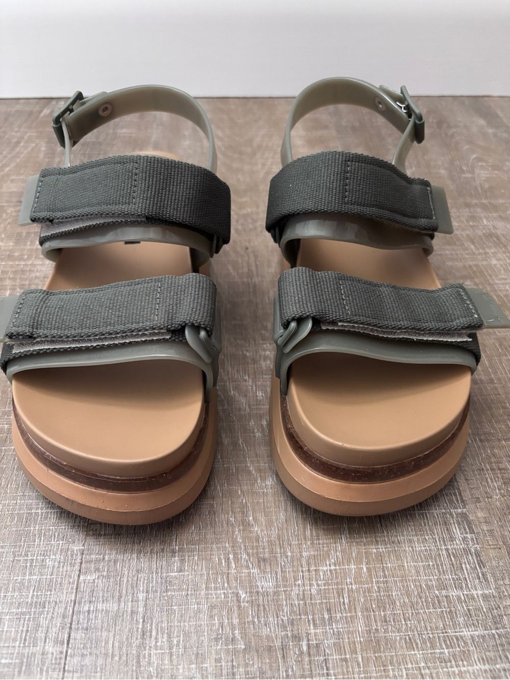 Melissa Cosmic Sandal II Buckle Platform Sandals Womens 8 Chunky Slide Y2K - Picture 8 of 14